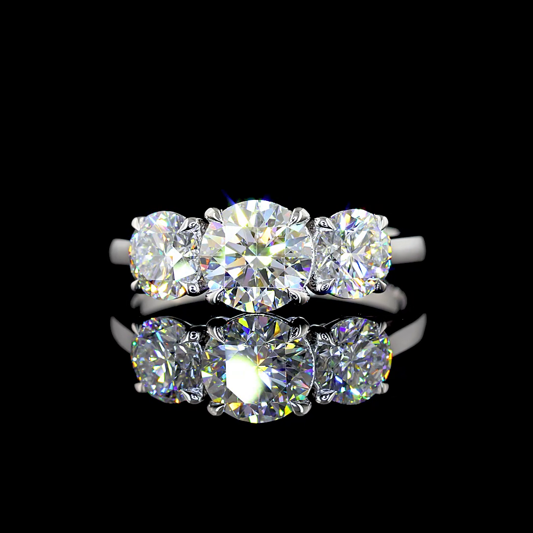 3 Steine 1.99 ct
