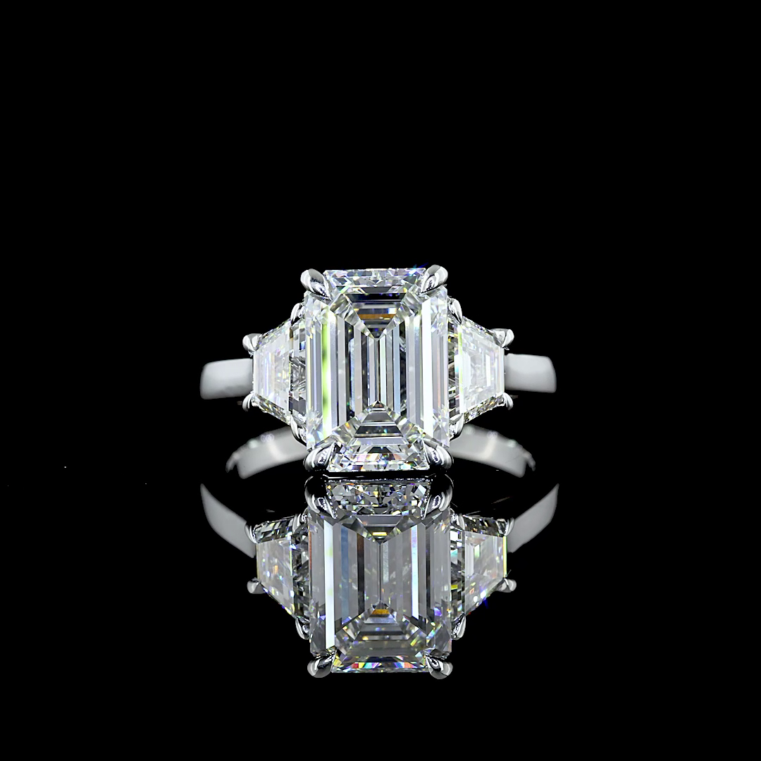 3 Steine 3.96 ct