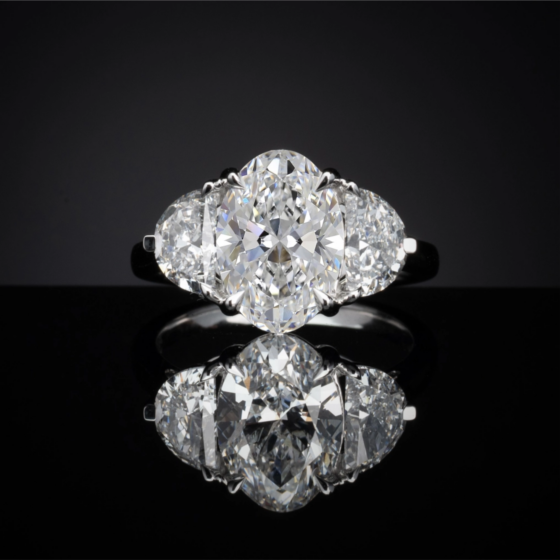 3 Steine 5.28 ct