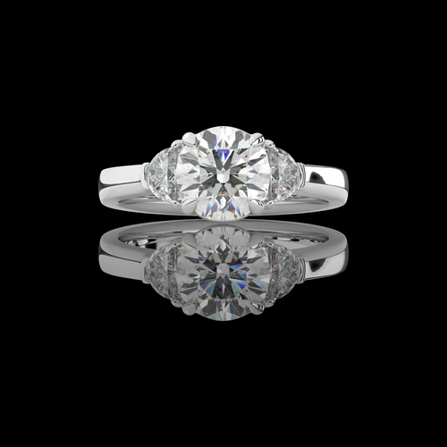 3 Steine 1.82 ct